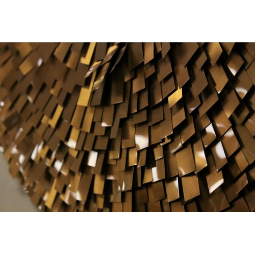 67 - Rockall 1969 Copper Sphere on Framed White Ground, printed signature lower right ' Rockall 1969 ' 76... 