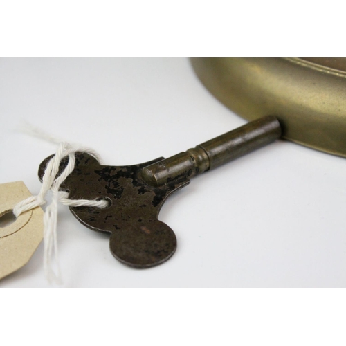 82 - Early 20th century Jahresuherenfabrik German Anniversary / Skeleton Clock, 400 day, with Glass Dome ... 