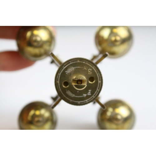 82 - Early 20th century Jahresuherenfabrik German Anniversary / Skeleton Clock, 400 day, with Glass Dome ... 