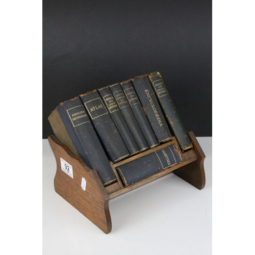 92 - Asprey & Co Ltd of London  - Eight Set Book Library dating around the 1950's including Atlas, Ga... 