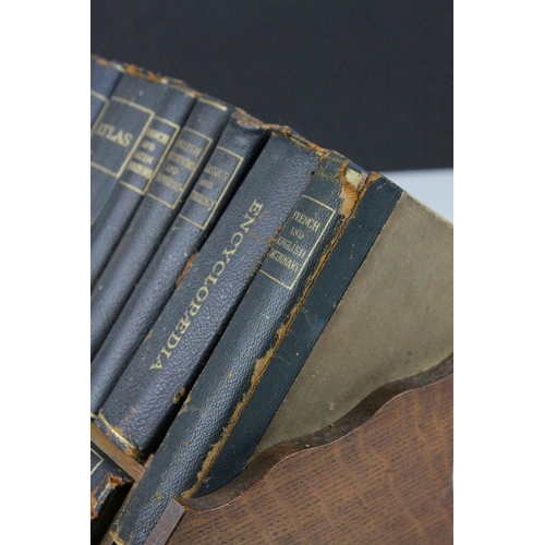 92 - Asprey & Co Ltd of London  - Eight Set Book Library dating around the 1950's including Atlas, Ga... 