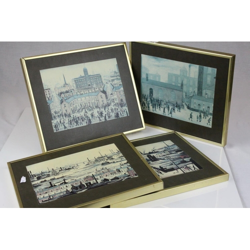 96 - Set of Four Framed Lowry Prints