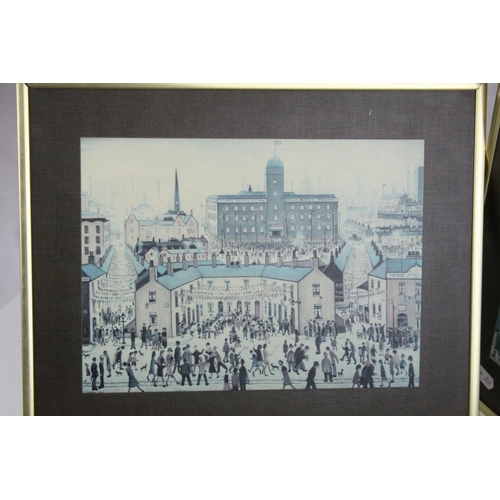 96 - Set of Four Framed Lowry Prints