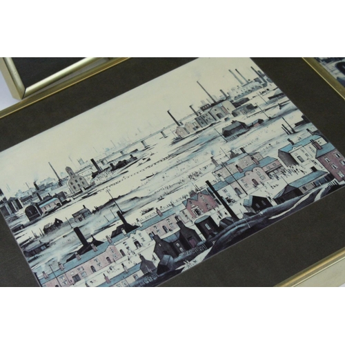 96 - Set of Four Framed Lowry Prints