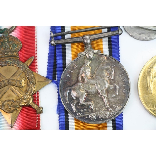 44 - A Full Size British World War One Medal Trio To Include The Victory Medal, The British War Medal And