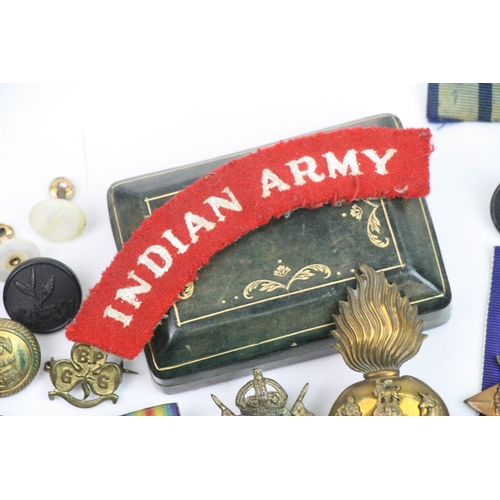44 - A Full Size British World War One Medal Trio To Include The Victory Medal, The British War Medal And