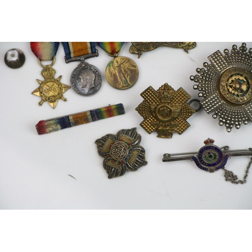 44 - A Full Size British World War One Medal Trio To Include The Victory Medal, The British War Medal And