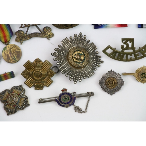 44 - A Full Size British World War One Medal Trio To Include The Victory Medal, The British War Medal And