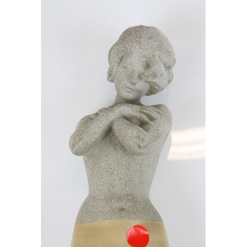 118 - Celluloid Figure of a 1950's Naked Glamour Girl, h.45cms