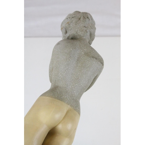 118 - Celluloid Figure of a 1950's Naked Glamour Girl, h.45cms