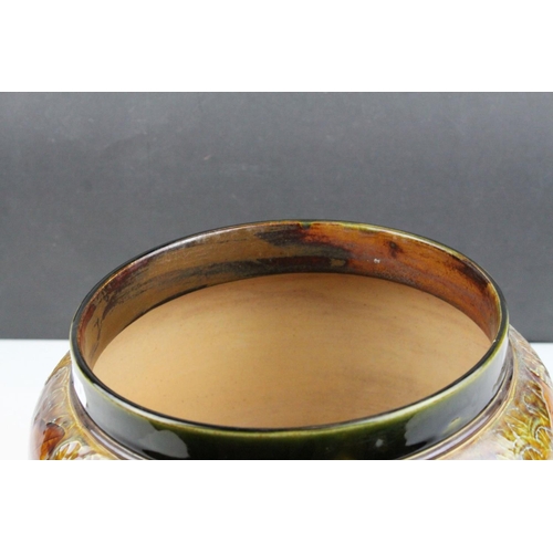 3 - Royal Doulton stoneware Planter / Jardinière, in the Autumn Leaves pattern, numbered 2109, dia.27cm