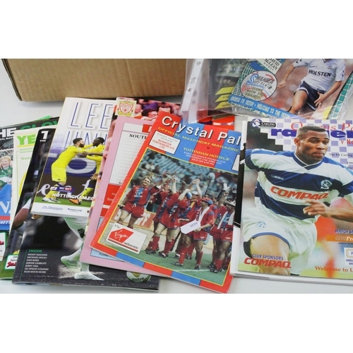106 - Football - Crate of Football Programmes including Yeovil Town from 1980's onwards and Tottenham Hots... 