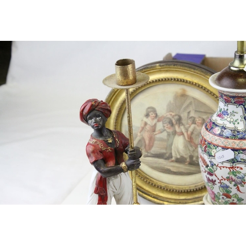 61 - Mixed Lot comprising Pair of Small Circular Prints after Hamilton of Children, Print of a Putto, Por... 