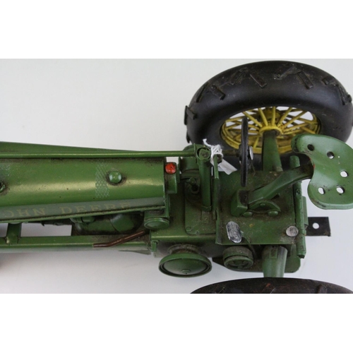 66 - Tin Plate Model of a Vintage John Deere Tractor, L.35cms