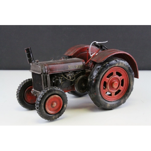 67 - Tin plate John Deere tractor