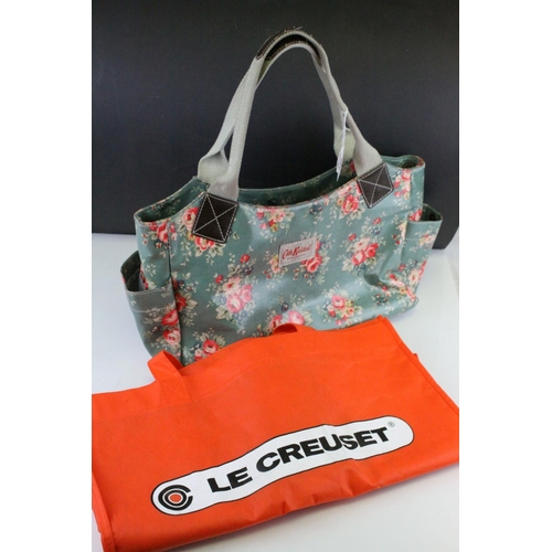 69 - Cath Kidston Oilcloth Floral Handbag and a Le Creuset Bag