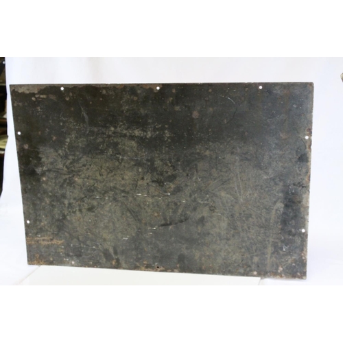 72 - Vintage Enamel Advertising Sign ' Brooke Bond Tea ' 77cms x 51cms