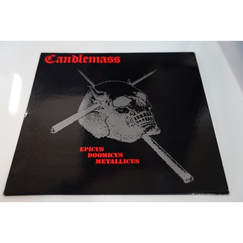 114 - VINYL - CANDLEMASS - 2 RARE ORIGINAL 1ST PRESSING ALBUMS by this DOOM METAL / DEATH METAL group.