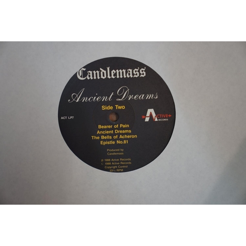 114 - VINYL - CANDLEMASS - 2 RARE ORIGINAL 1ST PRESSING ALBUMS by this DOOM METAL / DEATH METAL group.