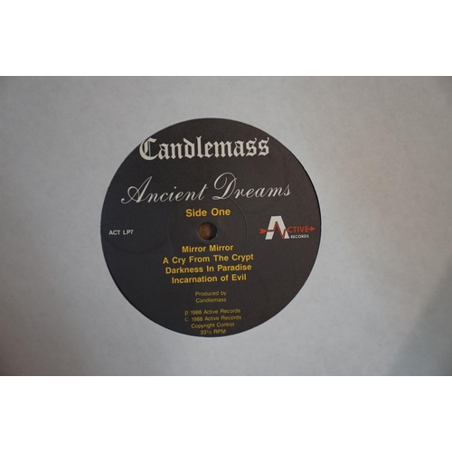 114 - VINYL - CANDLEMASS - 2 RARE ORIGINAL 1ST PRESSING ALBUMS by this DOOM METAL / DEATH METAL group.