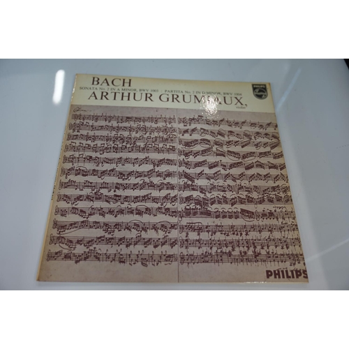 118 - VINYL - CLASSICAL - Arthur Grumiaux Bach Violin Sonatas UK Philips AL 3272-3474 - 3 Vinyl LP Set, ED