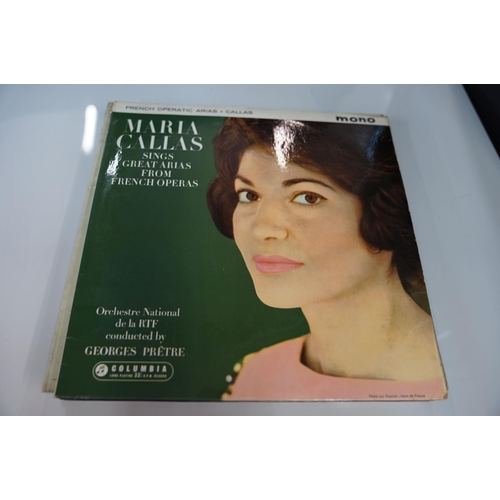 120 - VINYL - MARIA CALLAS / CLASSICAL - NINE ED 1 UK ALBUMS + ONE ED 1 STEREO BOX SET by the legendary