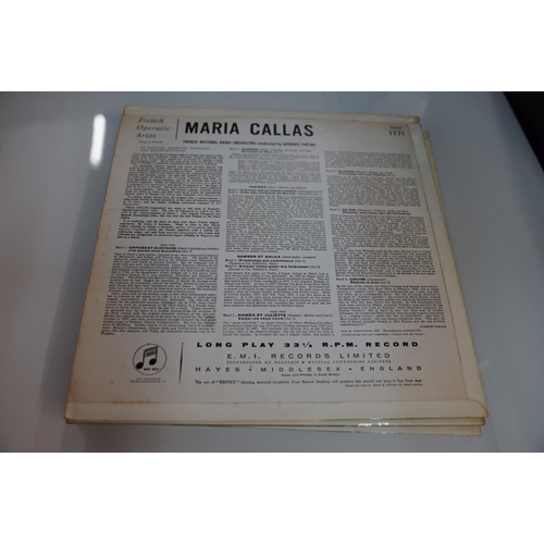 120 - VINYL - MARIA CALLAS / CLASSICAL - NINE ED 1 UK ALBUMS + ONE ED 1 STEREO BOX SET by the legendary