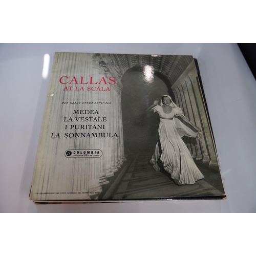 120 - VINYL - MARIA CALLAS / CLASSICAL - NINE ED 1 UK ALBUMS + ONE ED 1 STEREO BOX SET by the legendary