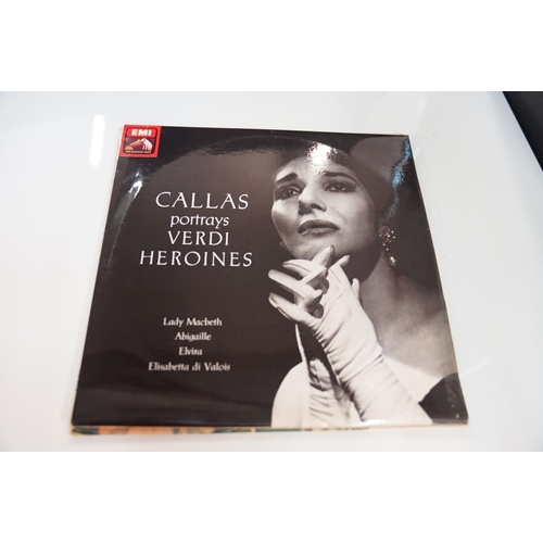 120 - VINYL - MARIA CALLAS / CLASSICAL - NINE ED 1 UK ALBUMS + ONE ED 1 STEREO BOX SET by the legendary