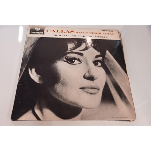 121 - VINYL - MARIA CALLAS / CLASSICAL - FOUR - ED 1 STEREO UK ALBUMS by the legendary operatic soprano: