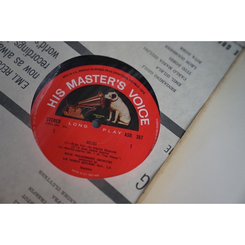 127 - VINYL - CLASSICAL - 7 ED 1 / ED 2 - HIS MASTER'S VOICE - STEREO CLASSICAL ALBUMS: HMV, ASD 399, ED