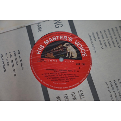 127 - VINYL - CLASSICAL - 7 ED 1 / ED 2 - HIS MASTER'S VOICE - STEREO CLASSICAL ALBUMS: HMV, ASD 399, ED