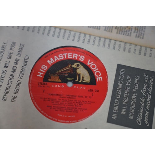 127 - VINYL - CLASSICAL - 7 ED 1 / ED 2 - HIS MASTER'S VOICE - STEREO CLASSICAL ALBUMS: HMV, ASD 399, ED