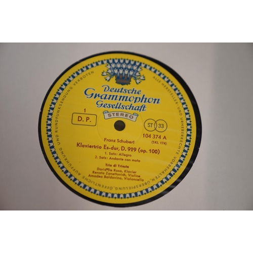 137 - VINYL - CLASSICAL - 3 DEUTSCHE GRAMMOPHON ED1 BOX SETS, GERMAN TULIP, STEREO, GOLD STEREO ON