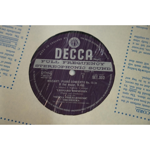 138 - VINYL - CLASSICAL - 13 UK DECCA ED1 STEREO, WBg CLASSICAL ALBUMS, SXL 2288, SXL 6040, SXL 6110,