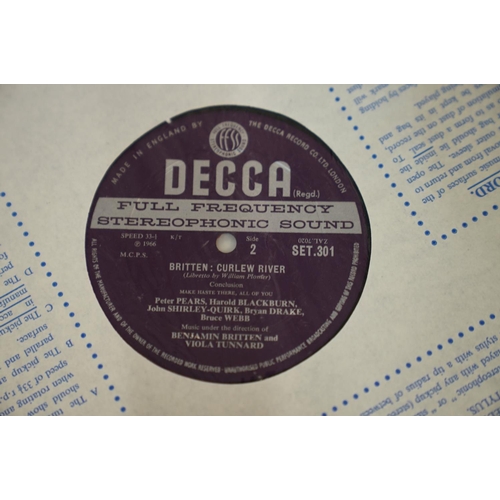 138 - VINYL - CLASSICAL - 13 UK DECCA ED1 STEREO, WBg CLASSICAL ALBUMS, SXL 2288, SXL 6040, SXL 6110,