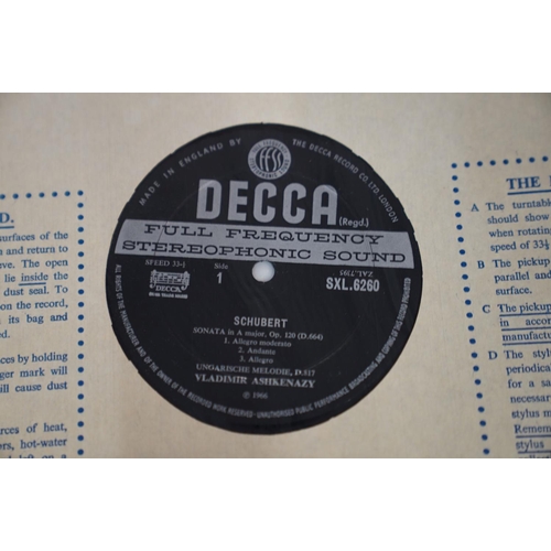 138 - VINYL - CLASSICAL - 13 UK DECCA ED1 STEREO, WBg CLASSICAL ALBUMS, SXL 2288, SXL 6040, SXL 6110,