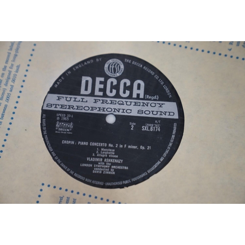 138 - VINYL - CLASSICAL - 13 UK DECCA ED1 STEREO, WBg CLASSICAL ALBUMS, SXL 2288, SXL 6040, SXL 6110,