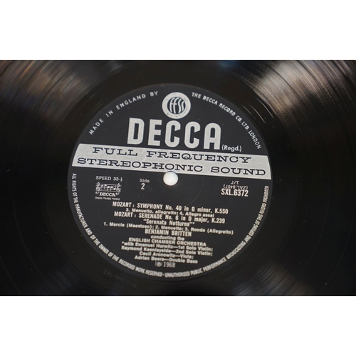 139 - VINYL - CLASSICAL - 2 RARE DECCA ED1 STEREO W/B CLASICAL SLBUMS. DECCA SXL 6372 STEREO, BRITTEN