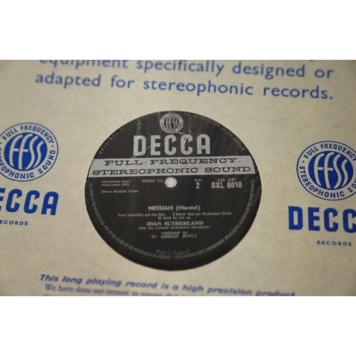 140 - VINYL - CLASSICAL - 5 UK DECCA ED1 STEREO, WBg CLASSICAL ALBUMS: DECCA SXL 6084, STEREO ED1, W/B,