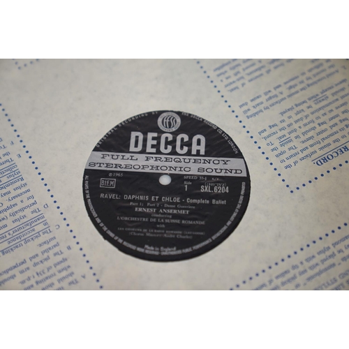 140 - VINYL - CLASSICAL - 5 UK DECCA ED1 STEREO, WBg CLASSICAL ALBUMS: DECCA SXL 6084, STEREO ED1, W/B,