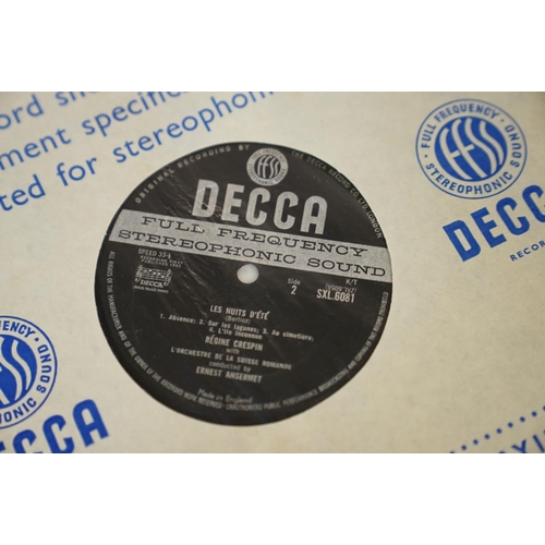 140 - VINYL - CLASSICAL - 5 UK DECCA ED1 STEREO, WBg CLASSICAL ALBUMS: DECCA SXL 6084, STEREO ED1, W/B,