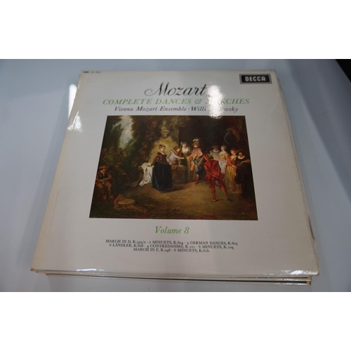 141 - VINYL - CLASSICAL - 12 UK DECCA ED1 STEREO, WBg CLASSICAL ALBUMS - MOZART, SXL 6150, STEREO ED1, W/