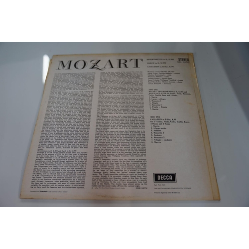 141 - VINYL - CLASSICAL - 12 UK DECCA ED1 STEREO, WBg CLASSICAL ALBUMS - MOZART, SXL 6150, STEREO ED1, W/