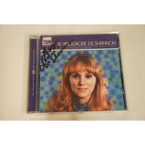 151 - SIGNED CD'S - 4 SIGNED JACKIE DESHANNON CD'S - all 100% original and were signed at BBC radio