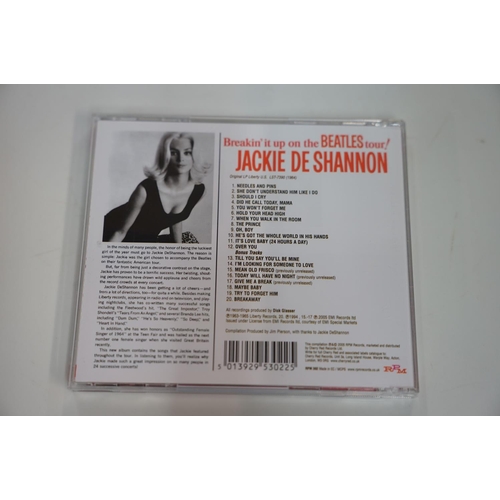 152 - SIGNED CD'S - 4 DIFFERENT SIGNED JACKIE DESHANNON CD'S - all 100% original and were signed at BBC