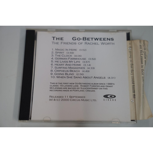 159 - THE GO BETWEENS - 6 UK PROMO ONLY CDR ACETATES, UNIQUE ITEMS. 1) THE GO-BETWEENS - RADIO SAMPLER (