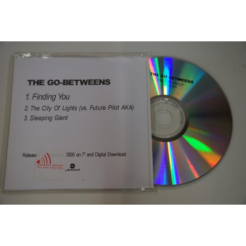 159 - THE GO BETWEENS - 6 UK PROMO ONLY CDR ACETATES, UNIQUE ITEMS. 1) THE GO-BETWEENS - RADIO SAMPLER (