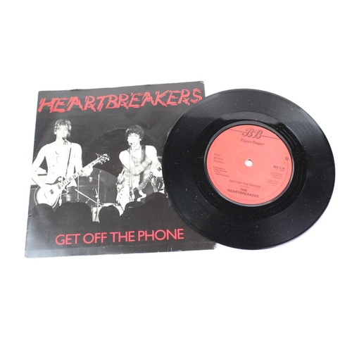 162A - PUNK - JOHNNY THUNDERS & THE HEARTBREAKERS - 3 UK ORIGINAL SINGLES by the EX- NEW YORK DOLLS man, IN