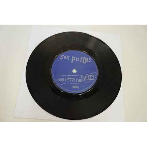 168 - VINYL - PUNK - SEX PISTOLS - 2 ORIGINAL NEAR PRISTINE UK 1st PRESSING SINGLES. 1) SEX PISTOLS - 